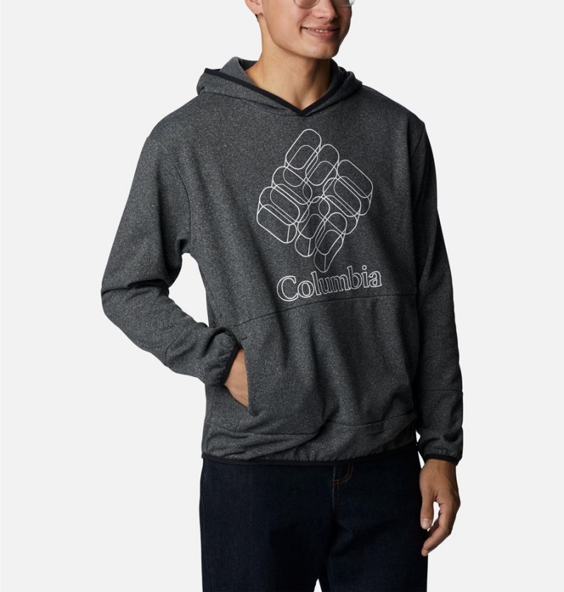 Black Men's Columbia Stone Canyon Hoodie | CQGXI-6837