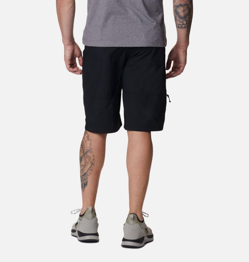 Black Men's Columbia Summerdry Belted Shorts | AZBIJ-2043