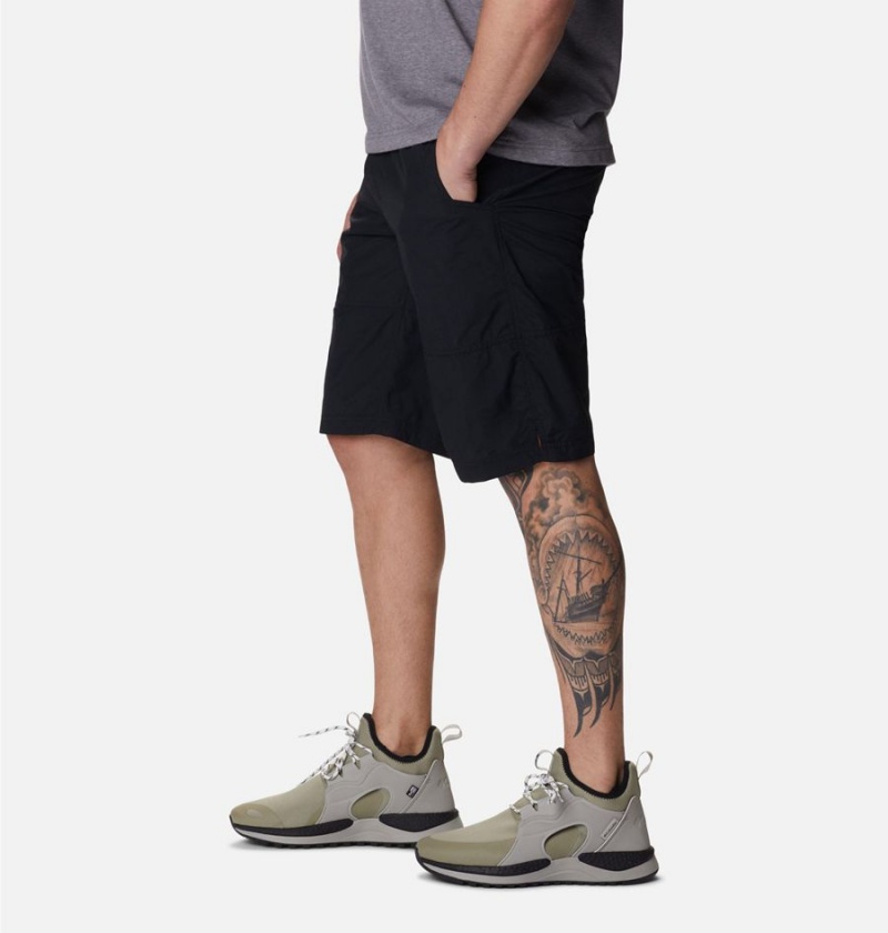 Black Men's Columbia Summerdry Belted Shorts | AZBIJ-2043