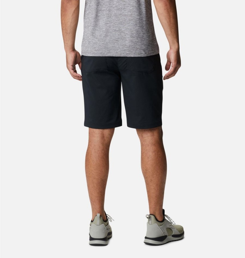 Black Men's Columbia Tech Trail Shorts | VGMLC-5942