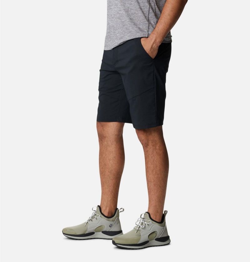 Black Men's Columbia Tech Trail Shorts | VGMLC-5942