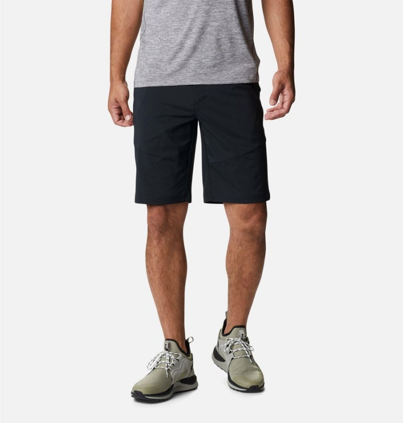 Black Men\'s Columbia Tech Trail Shorts | VGMLC-5942