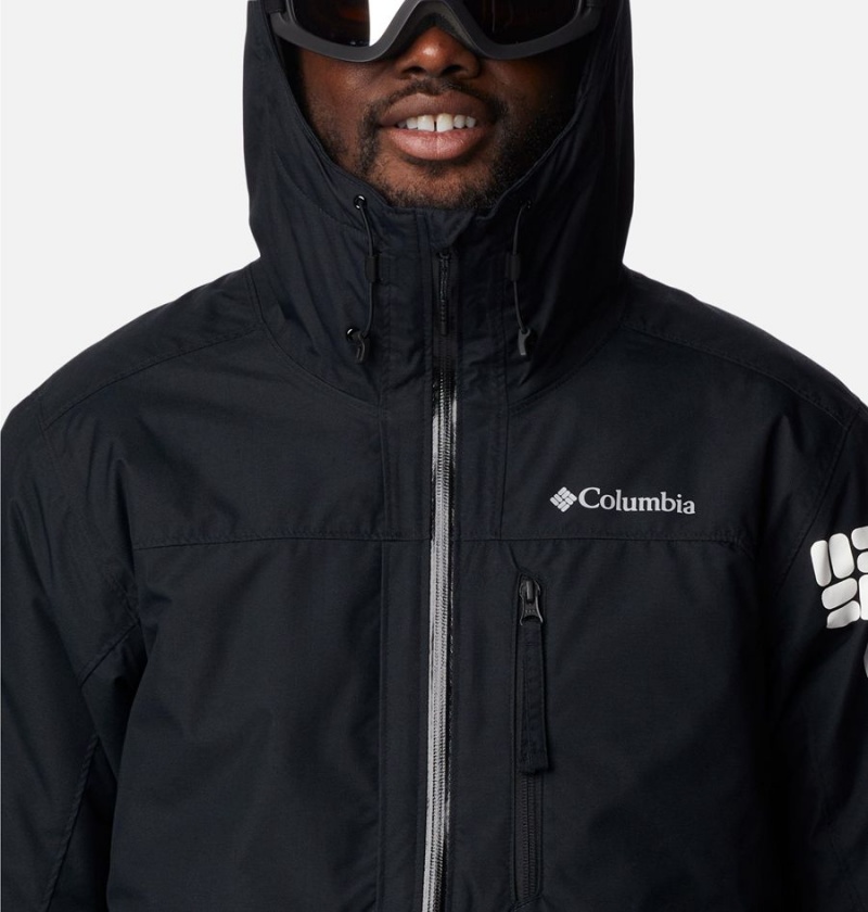 Black Men's Columbia Timberturner II Ski Jacket | NEVJK-5086