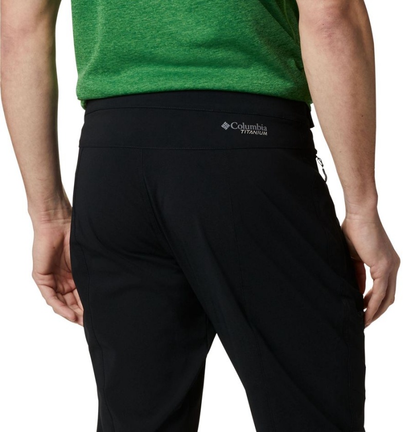 Black Men's Columbia Titan Pass Pants | DOSEF-3219