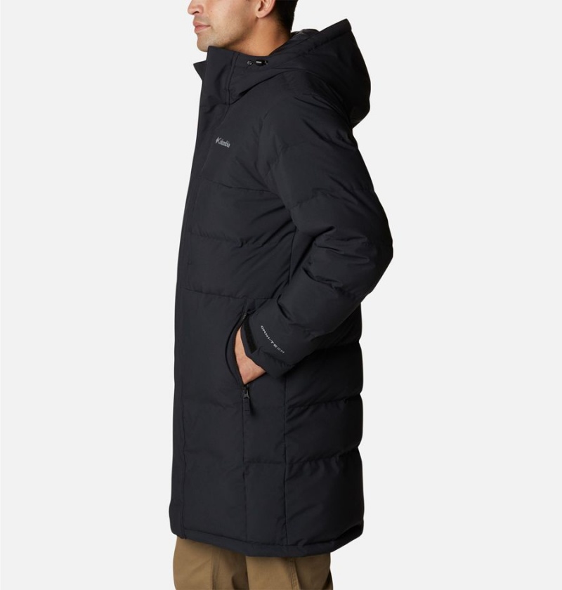 Black Men's Columbia Toyama Pass Down Coats | DTEUP-6145