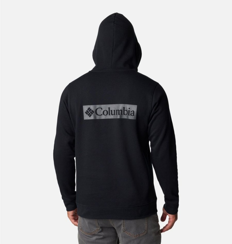 Black Men's Columbia Trek Hoodie | YROHZ-0286