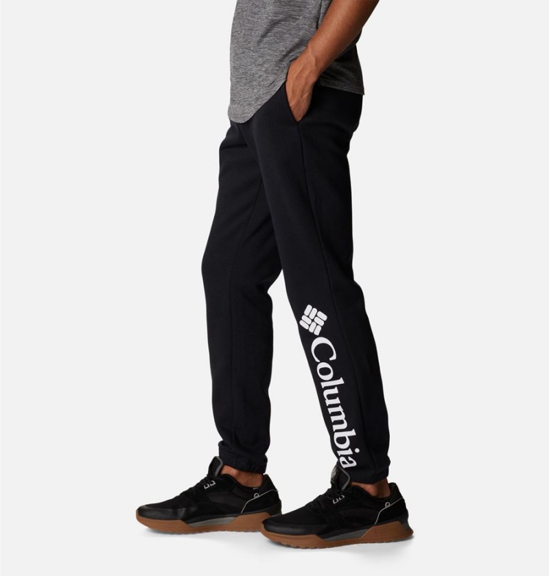 Black Men's Columbia Trek Joggers Pants | GYEKT-4901