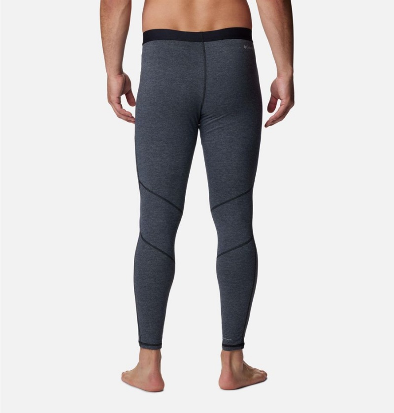 Black Men's Columbia Tunnel Springs Wool Baselayer Tights Pants | WRLUK-0745