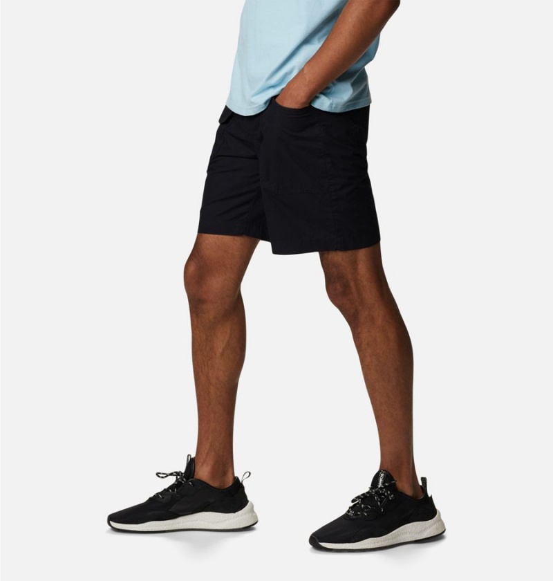 Black Men's Columbia Washed Out Cargo Shorts | LVAFG-9570