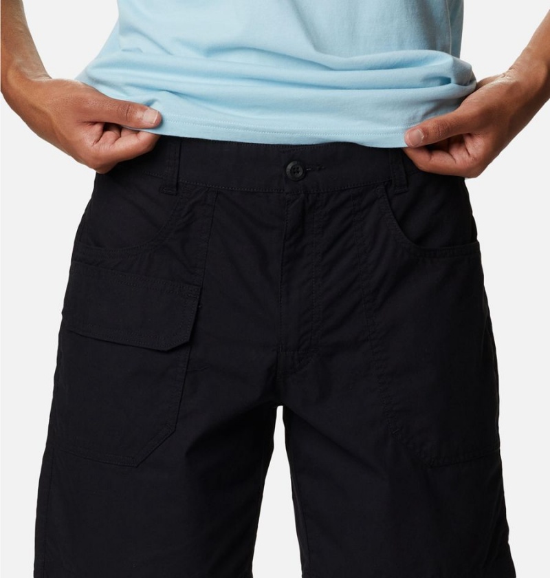 Black Men's Columbia Washed Out Cargo Shorts | LVAFG-9570