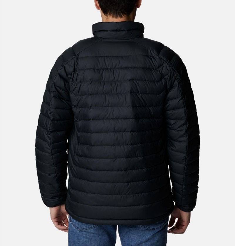 Black Men's Columbia Wolf Creek Falls Insulated Puffer Jacket | AFQLD-7306