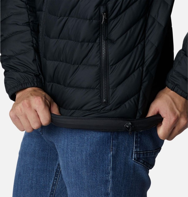 Black Men's Columbia Wolf Creek Falls Insulated Puffer Jacket | AFQLD-7306