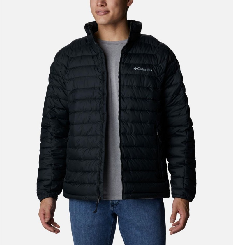 Black Men's Columbia Wolf Creek Falls Insulated Puffer Jacket | AFQLD-7306