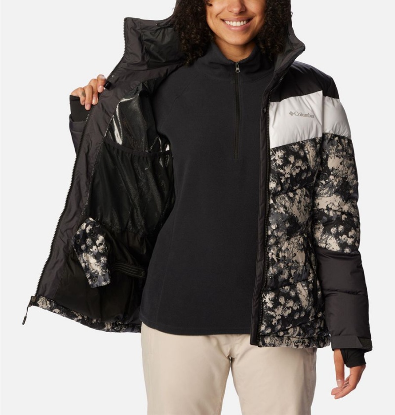 Black Women's Columbia Abbott Peak Insulated Ski Jacket | RFCNA-7208