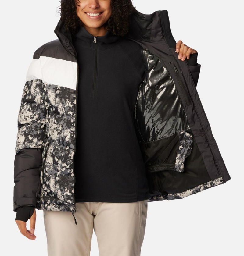 Black Women's Columbia Abbott Peak Insulated Ski Jacket | RFCNA-7208