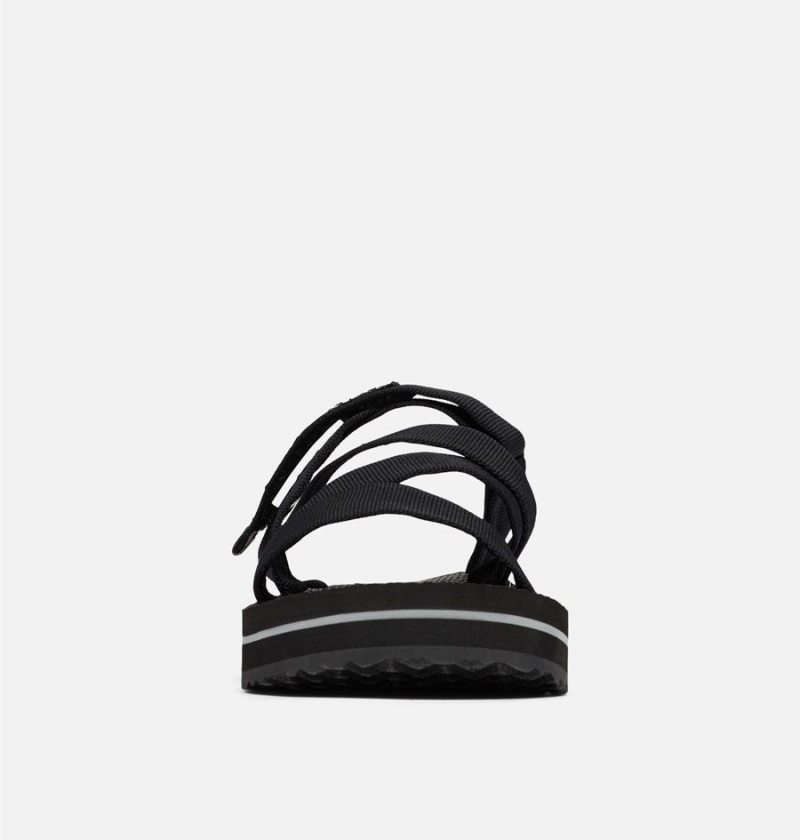 Black Women's Columbia Alava Slide Sandals | NJMTB-4280