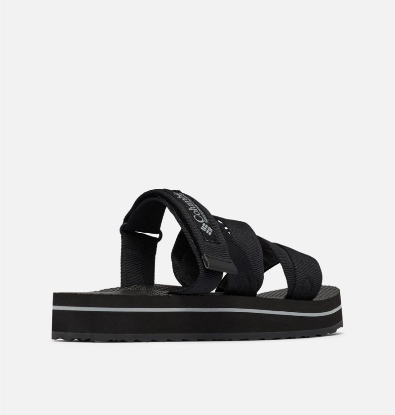 Black Women's Columbia Alava Slide Sandals | NJMTB-4280