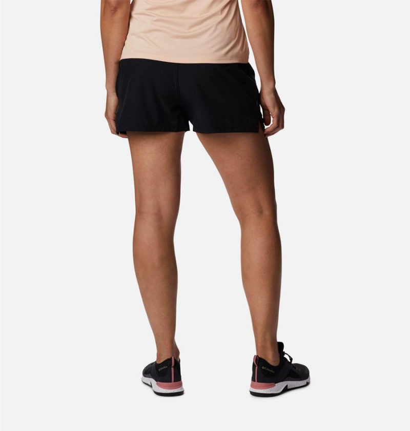 Black Women's Columbia Alpine Chill Zero Shorts | UTKWJ-3126