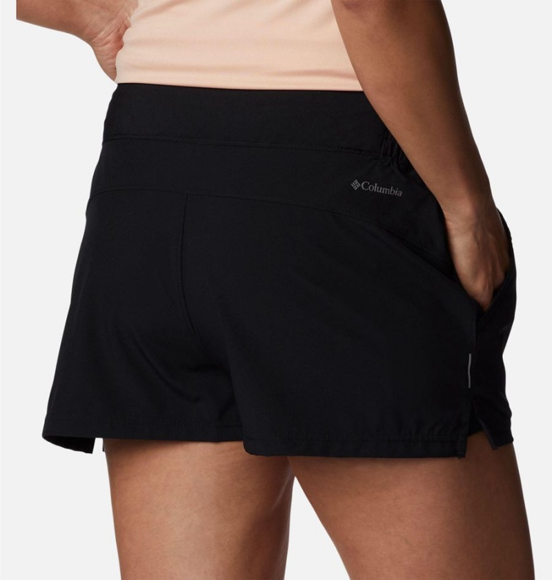 Black Women's Columbia Alpine Chill Zero Shorts | UTKWJ-3126