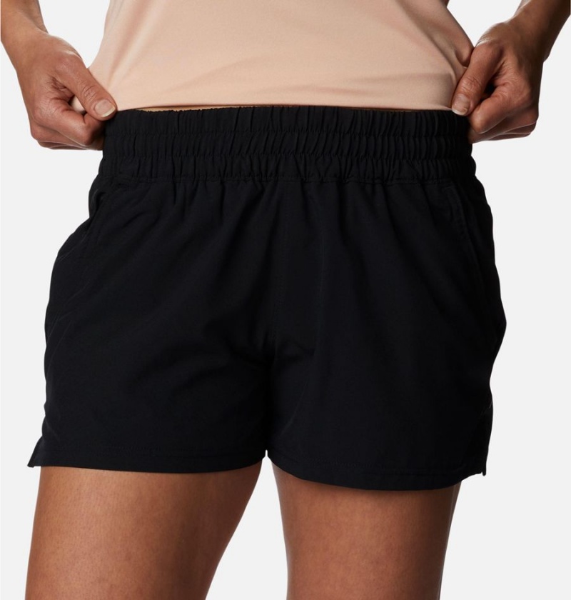 Black Women's Columbia Alpine Chill Zero Shorts | UTKWJ-3126