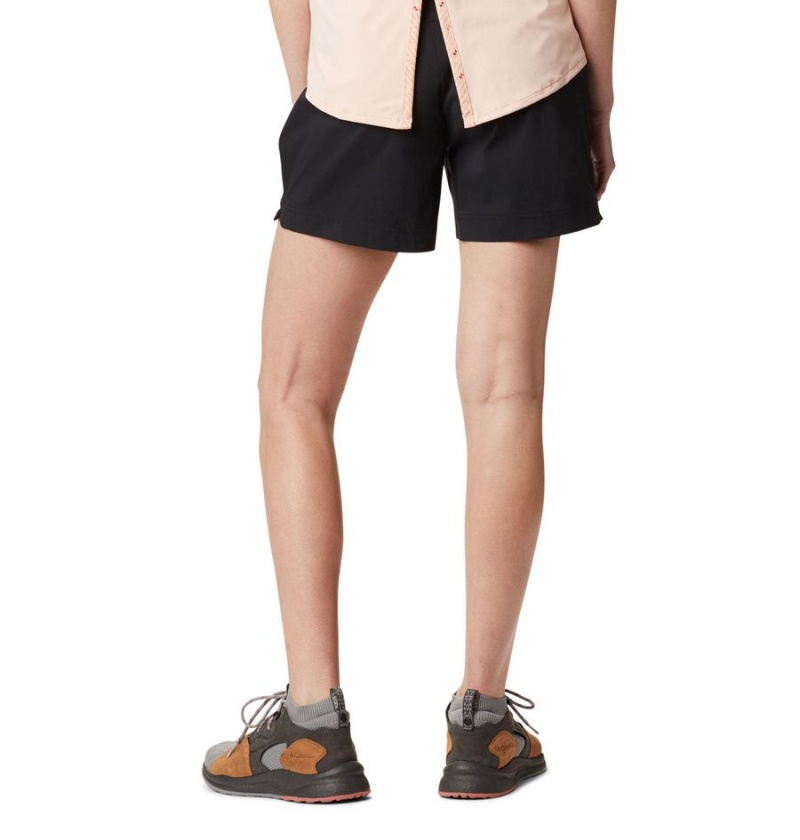 Black Women's Columbia Anytime Casual Shorts | XRCSN-4679