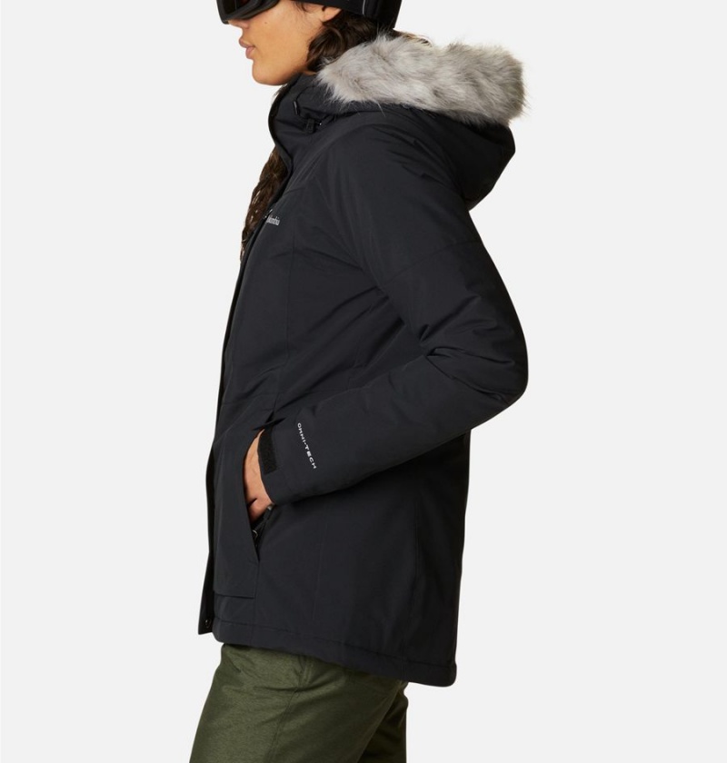 Black Women's Columbia Ava Alpine Insulated Ski Jacket | JXFRP-7936