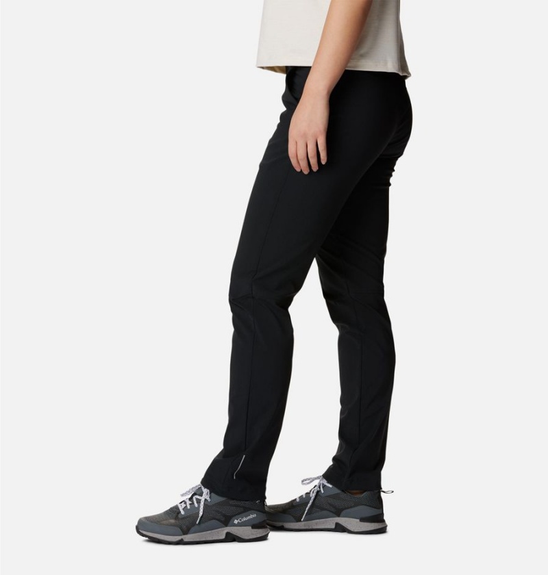 Black Women's Columbia Back Beauty Softshell Pants | FRQIB-7946