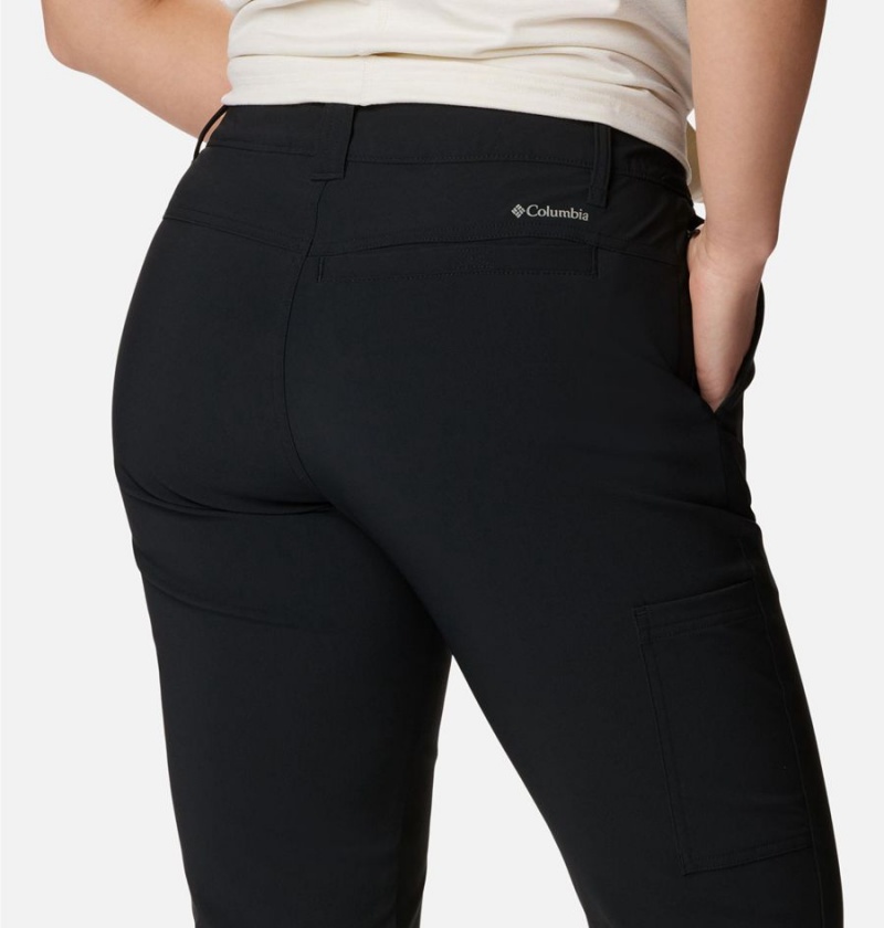 Black Women's Columbia Back Beauty Softshell Pants | FRQIB-7946