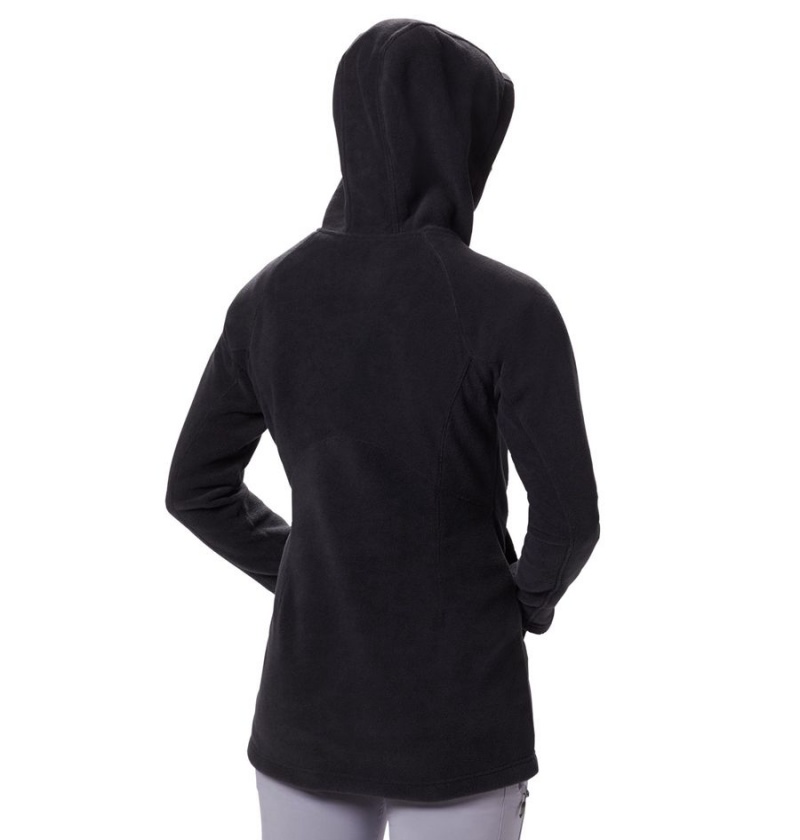 Black Women's Columbia Benton Springs II Long Hoodie Fleece Jacket | ALTMG-2810