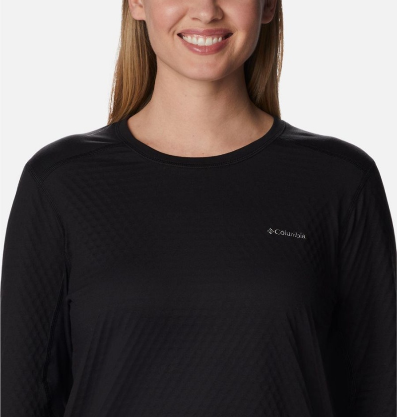 Black Women's Columbia Bliss Ascent Long Sleeve T-Shirt | MLTGP-8612