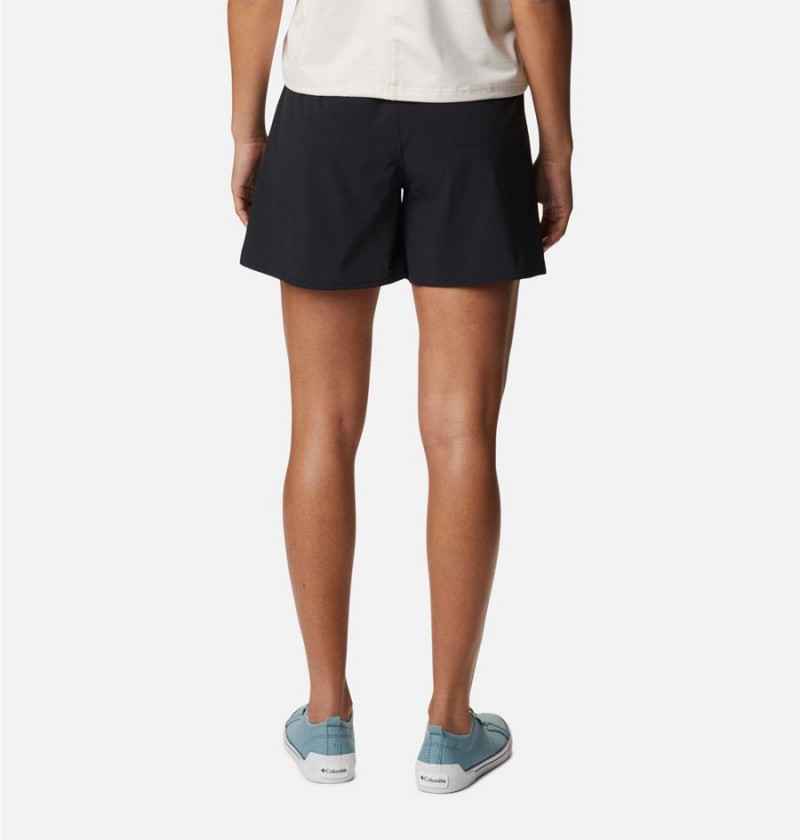 Black Women's Columbia Boundless Beauty Shorts | OZGHK-0168