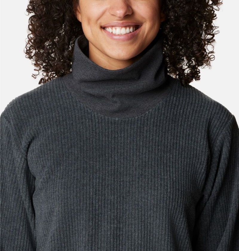 Black Women's Columbia Boundless Trek Fleece Dress | IHAMR-7015