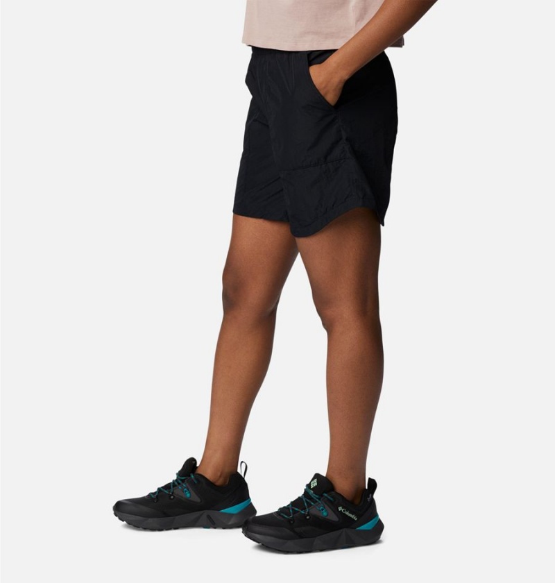 Black Women's Columbia Boundless Trek Shorts | ATCIB-3591