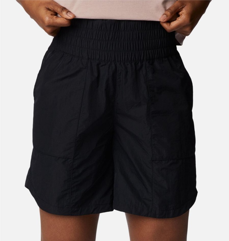 Black Women's Columbia Boundless Trek Shorts | ATCIB-3591