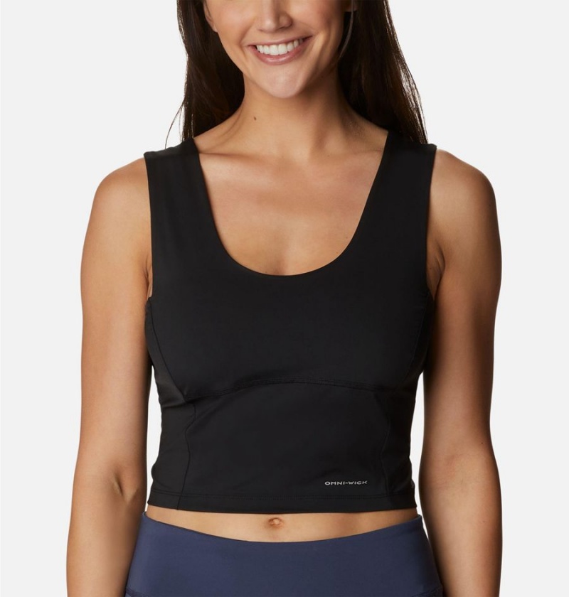 Black Women's Columbia Boundless Trek Tank Top | PXNHV-8572