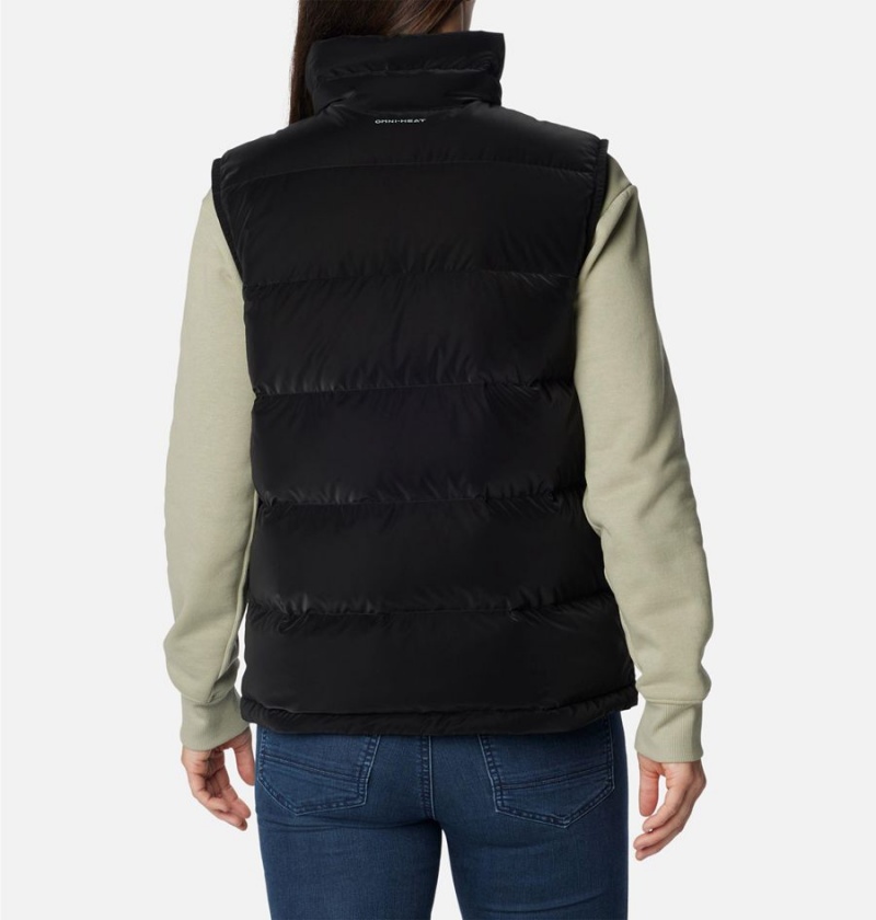 Black Women's Columbia Bulo Point II Down Vest | XTFJU-6083