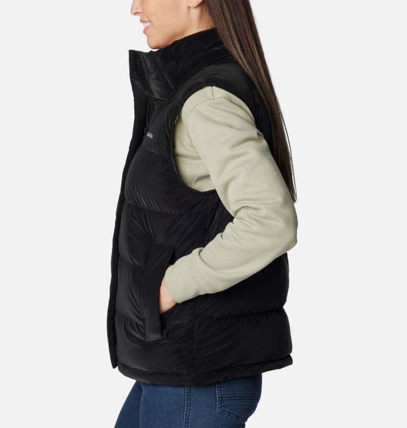 Black Women's Columbia Bulo Point II Down Vest | XTFJU-6083