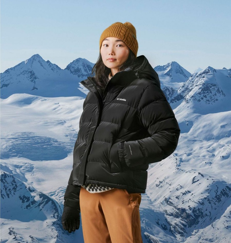 Black Women's Columbia Bulo Point II Puffer Jacket | LGZKO-4293