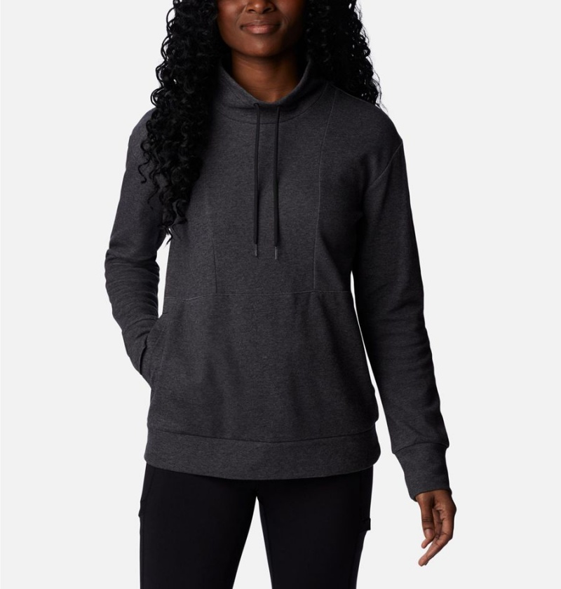 Black Women's Columbia Calico Basin Pullover | ZNHUD-2439