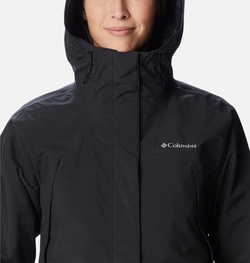 Black Women's Columbia Canyon Meadows Interchange 3 In 1 Jackets | LVUQR-1647