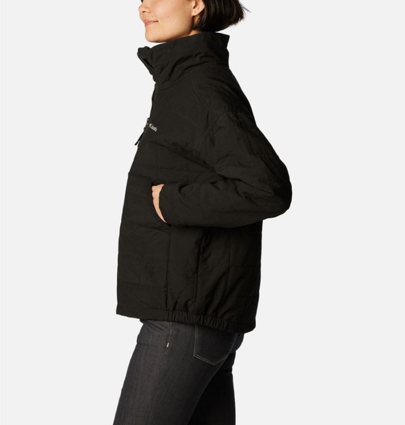 Black Women's Columbia Chatfield Hill II Puffer Jacket | JDBQU-6207