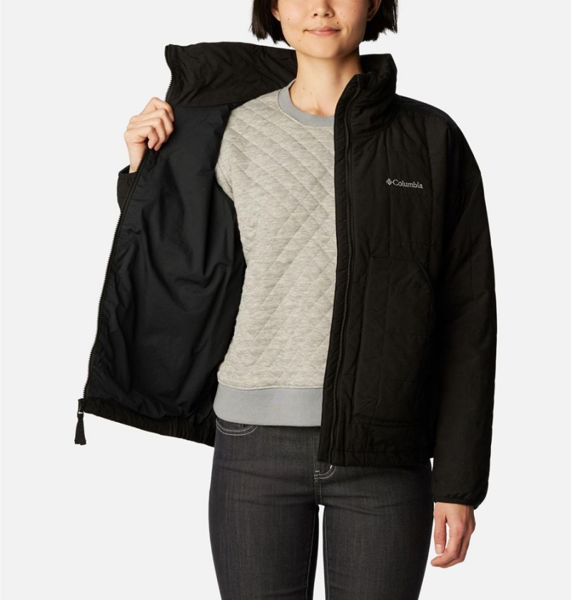 Black Women's Columbia Chatfield Hill II Puffer Jacket | JDBQU-6207