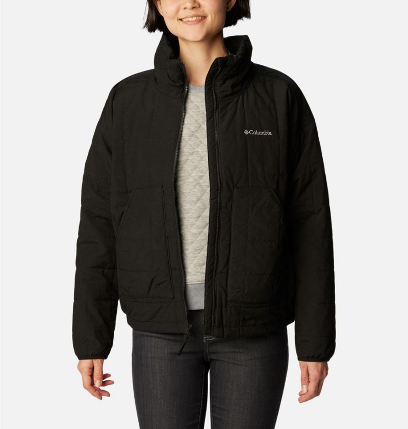 Black Women's Columbia Chatfield Hill II Puffer Jacket | JDBQU-6207