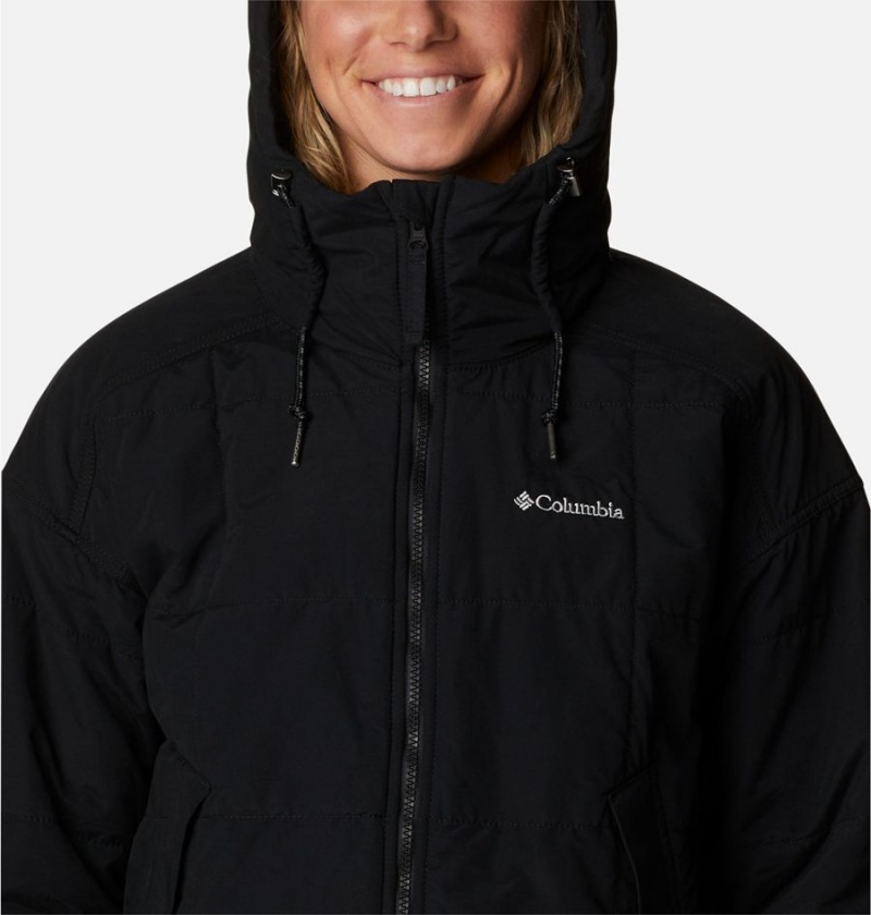 Black Women's Columbia Chatfield Hill Novelty Coats | XDHBI-6807