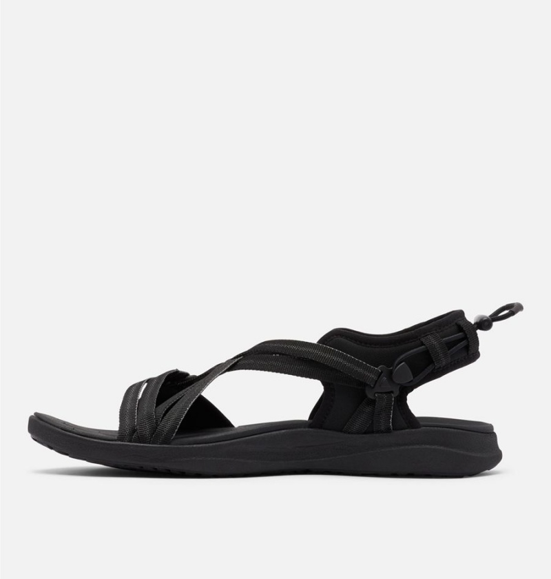 Black Women's Columbia Classic Sandals | BXVWK-7496