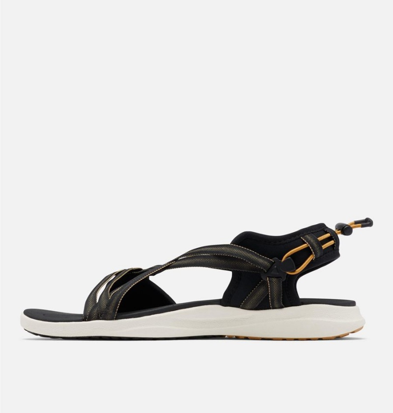 Black Women's Columbia Classic Sandals | HTNXG-3974