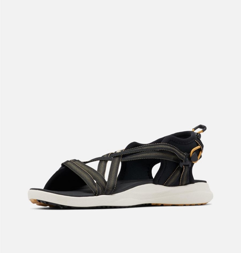 Black Women's Columbia Classic Sandals | HTNXG-3974