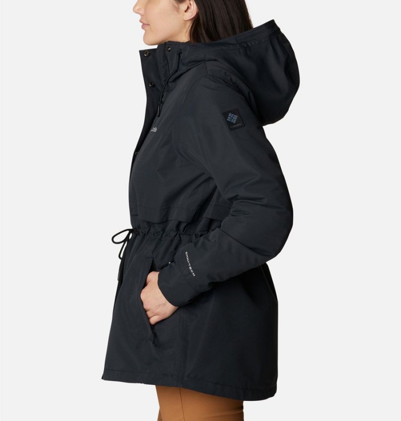 Black Women's Columbia Drop Ridge Interchange 3 In 1 Jackets | HEGSN-2536