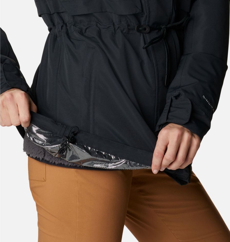 Black Women's Columbia Drop Ridge Interchange 3 In 1 Jackets | HEGSN-2536