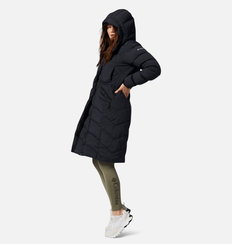 Black Women's Columbia Ember Springs Long Down Coats | UOSFL-3468